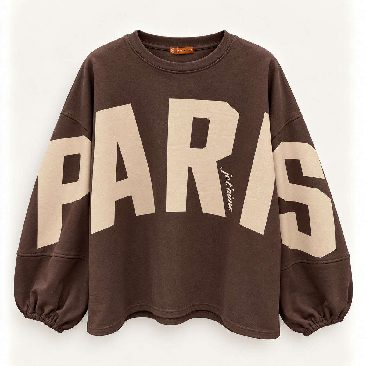 Oversize Sweatshirt „Paris“ – Made in Italy