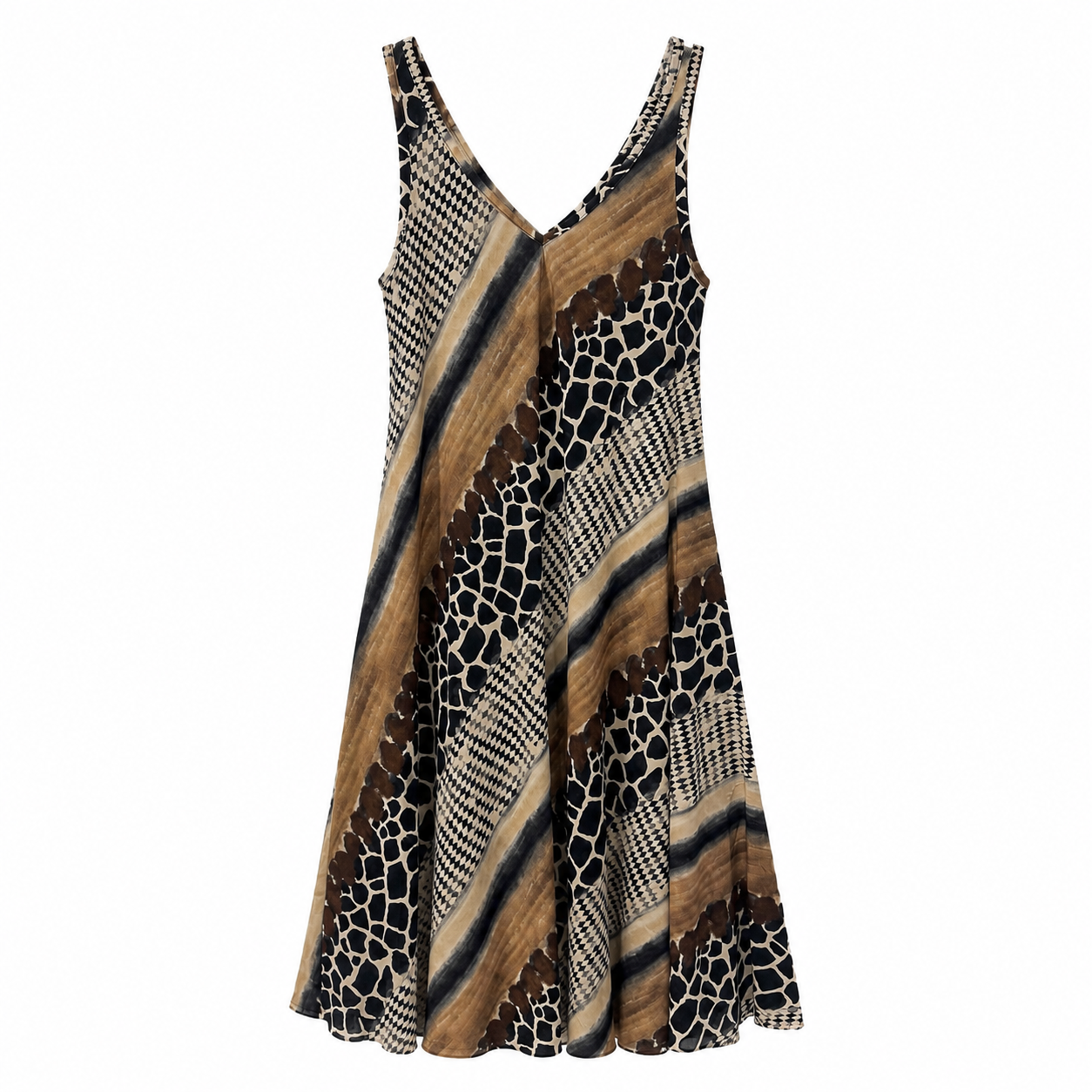 Maxikleid Animal-Print