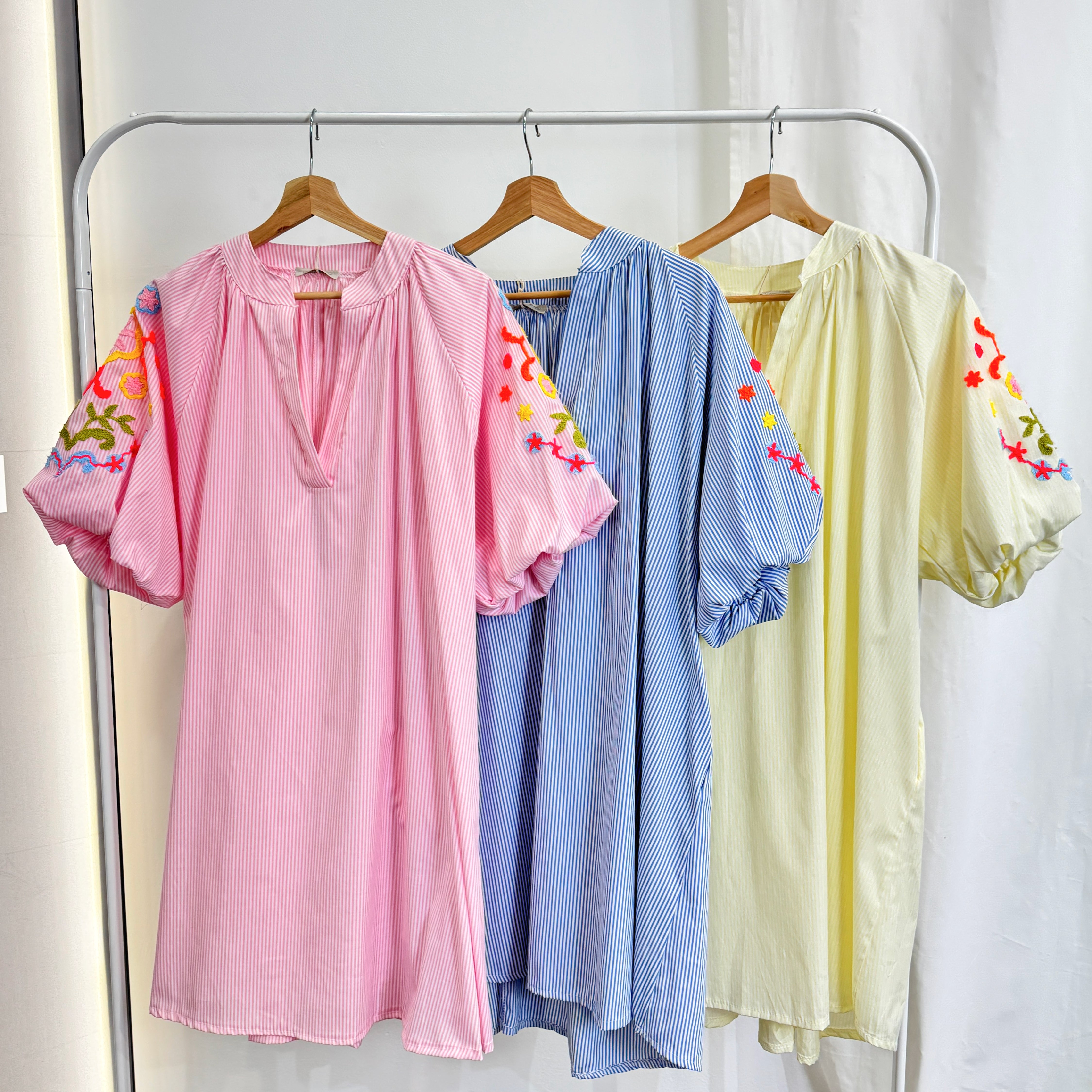 Kleid mit Balloon Ärmel