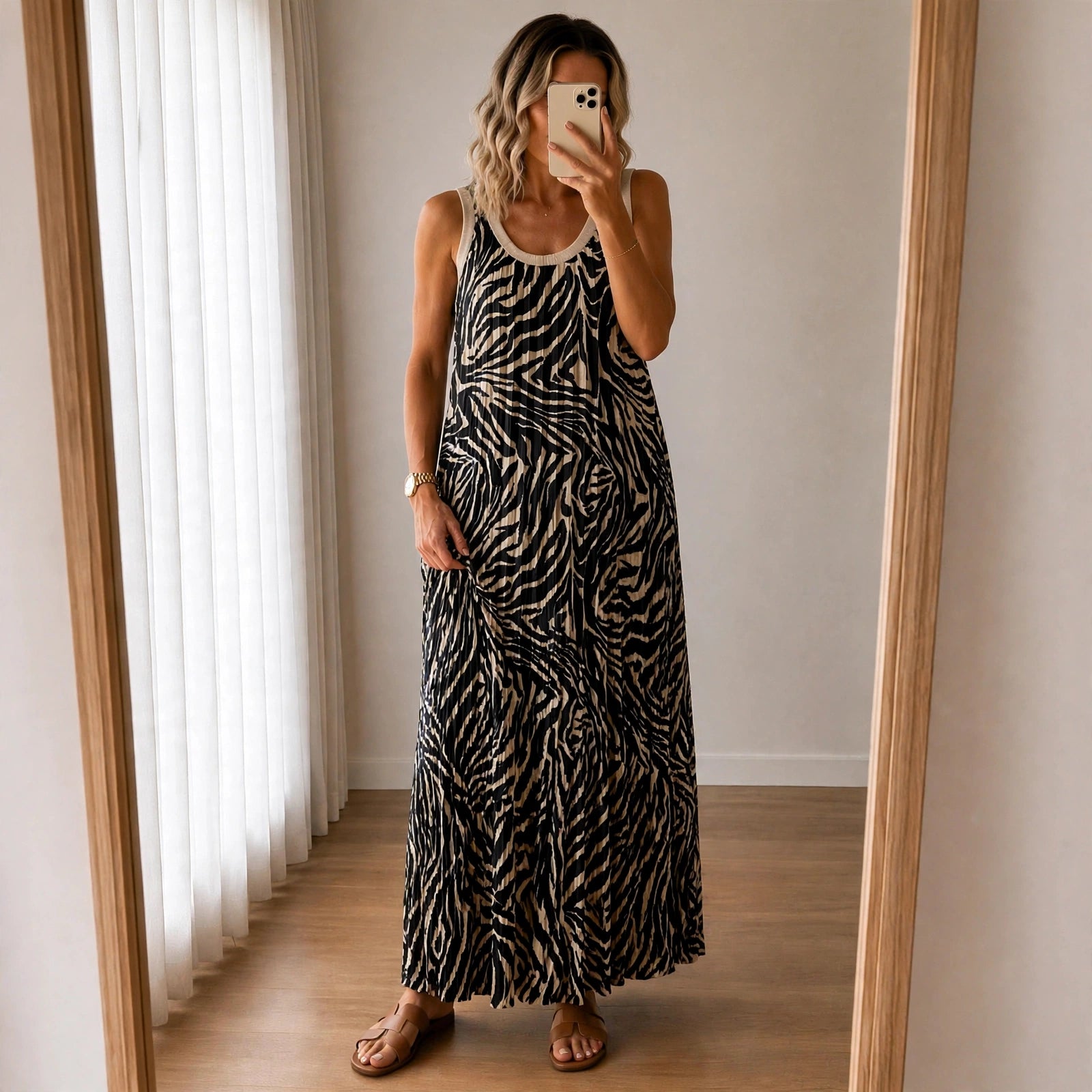 Plissee Kleid