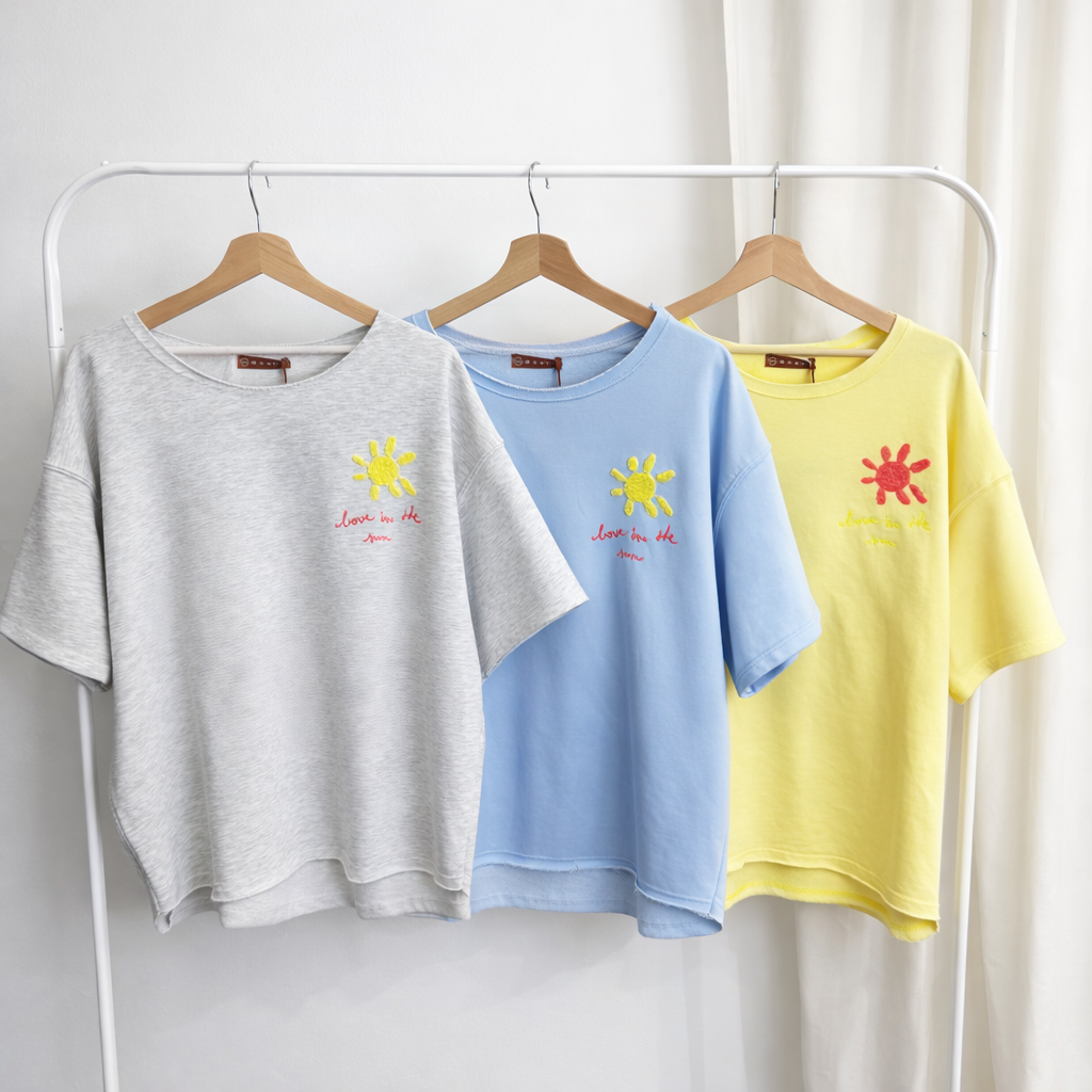Oversized T-Shirt „Love in the Sun“