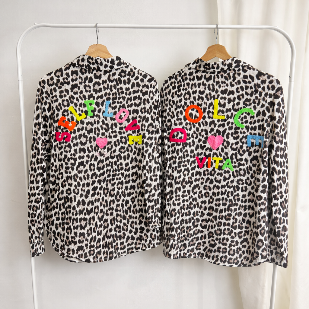 Leopard Print Bluse