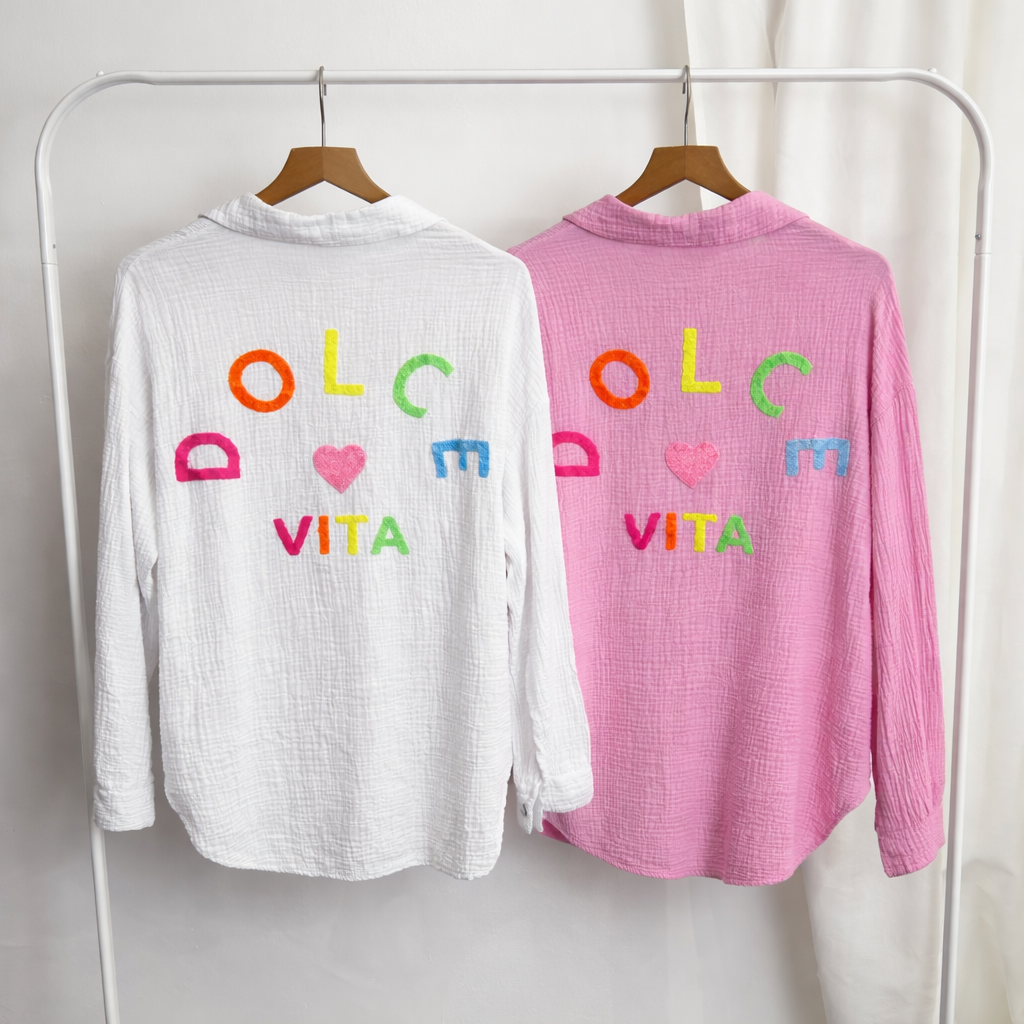 Musselin Bluse Dolce Vita