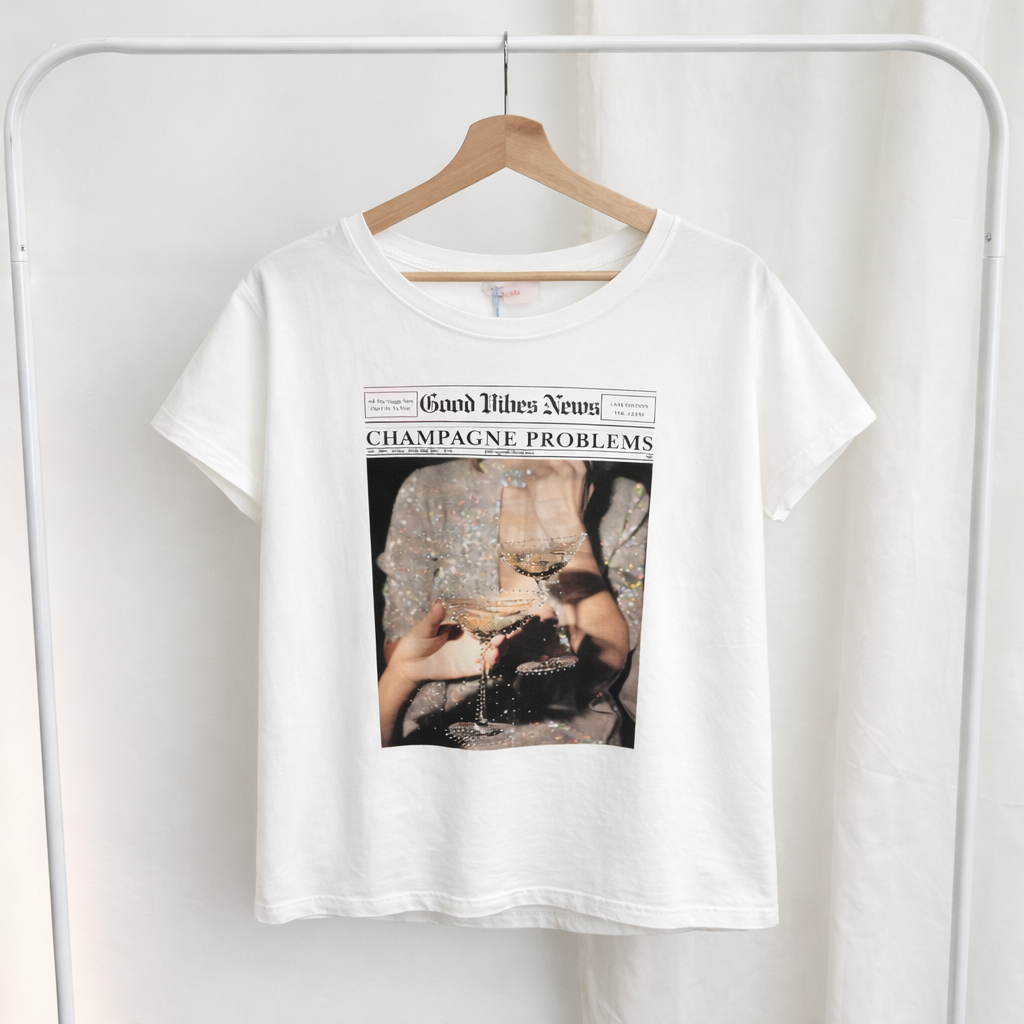 T-Shirt „Champagne Problems“