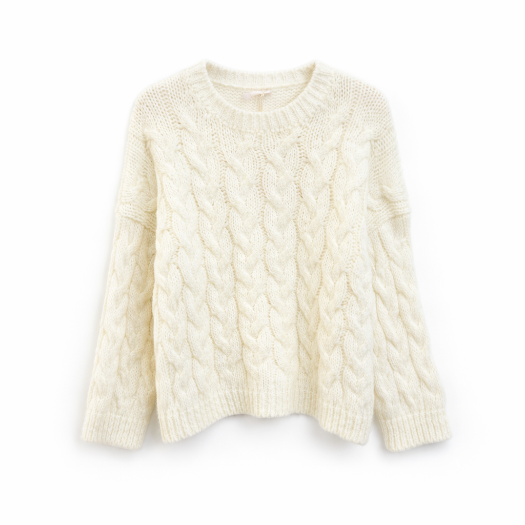 Zopfmuster Pullover