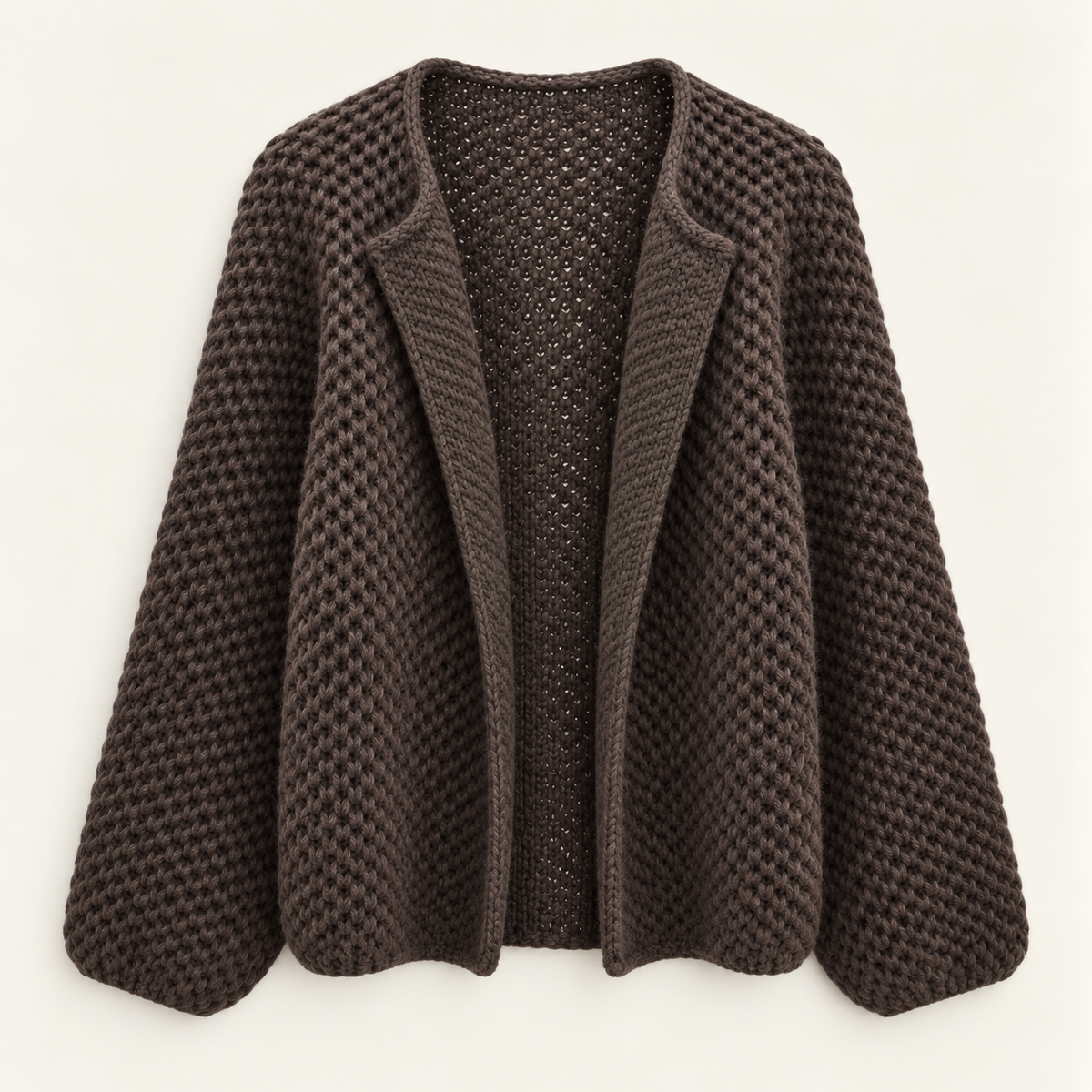 Strickcardigan mit Mohair – Made in Italy