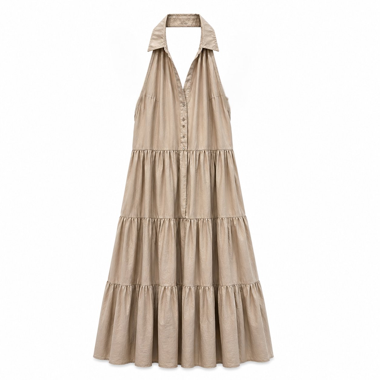 Rückenfreies Maxikleid