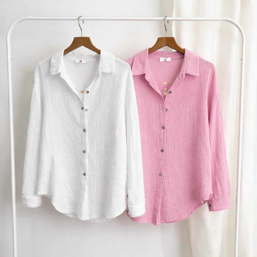 Musselin Bluse Dolce Vita