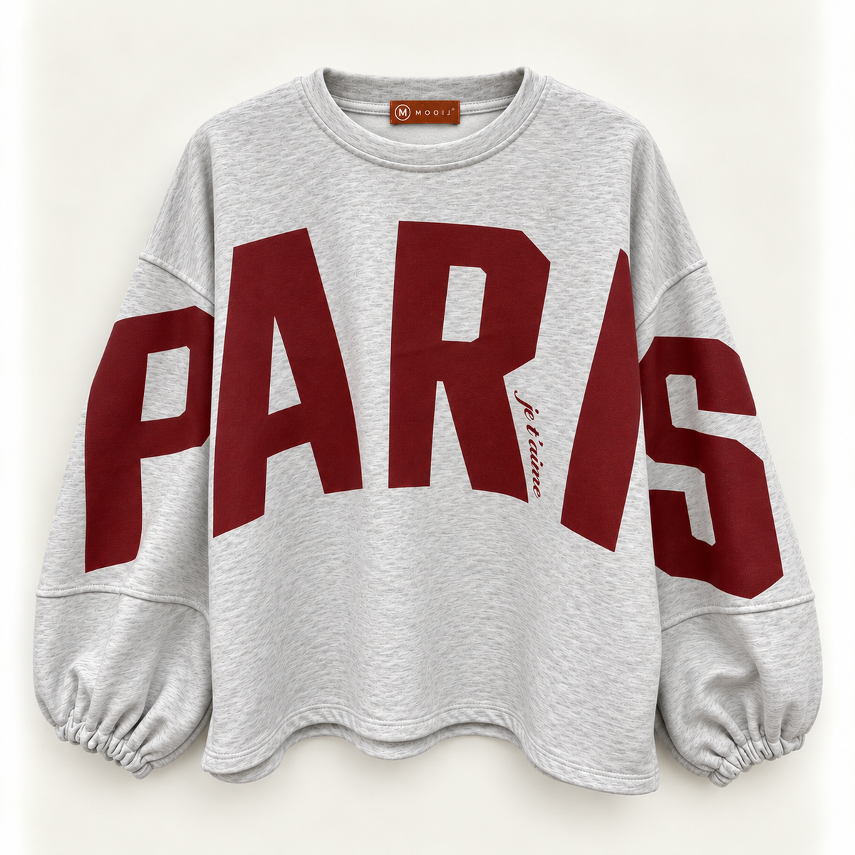 Oversize Sweatshirt „Paris“ – Made in Italy