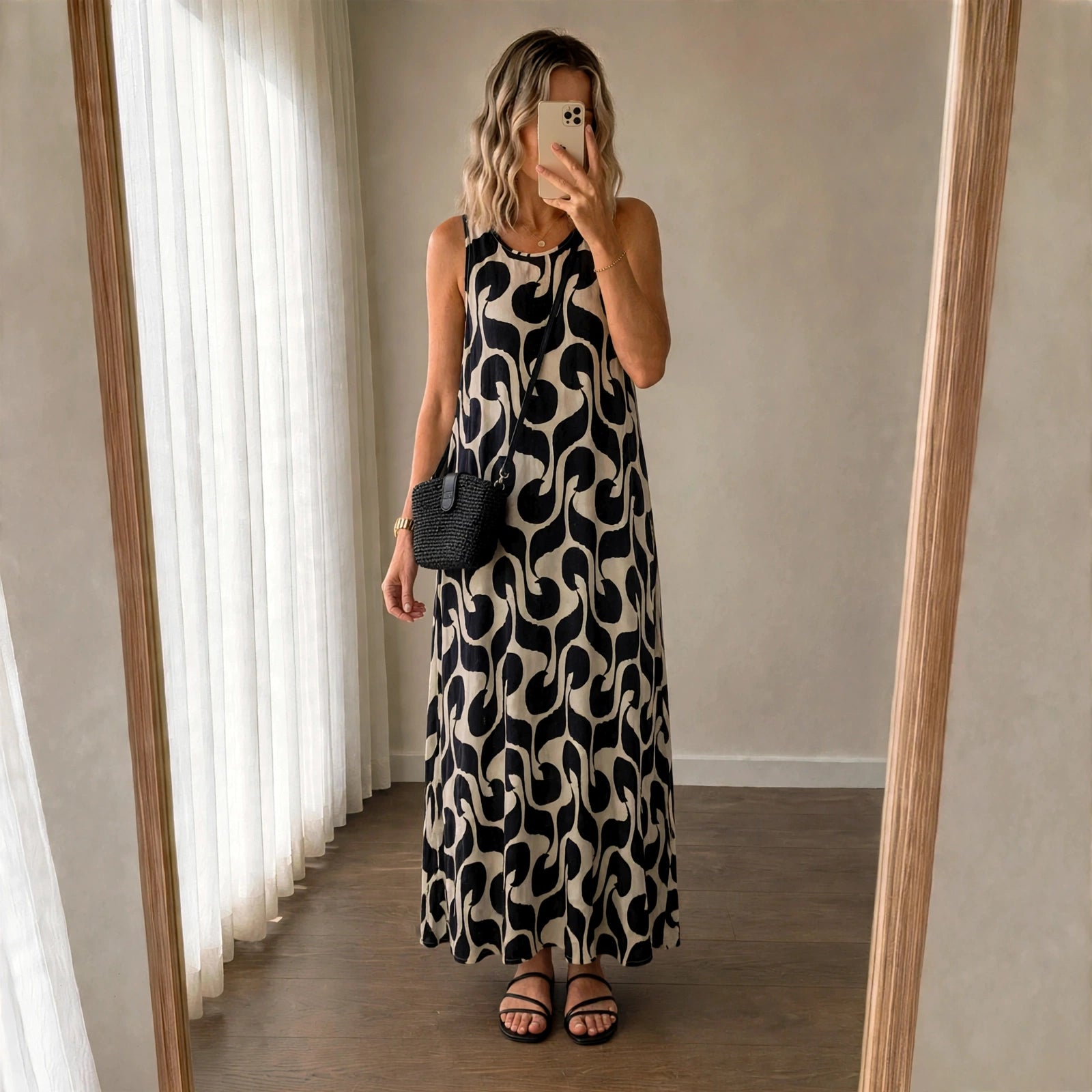 Viskose Maxikleid