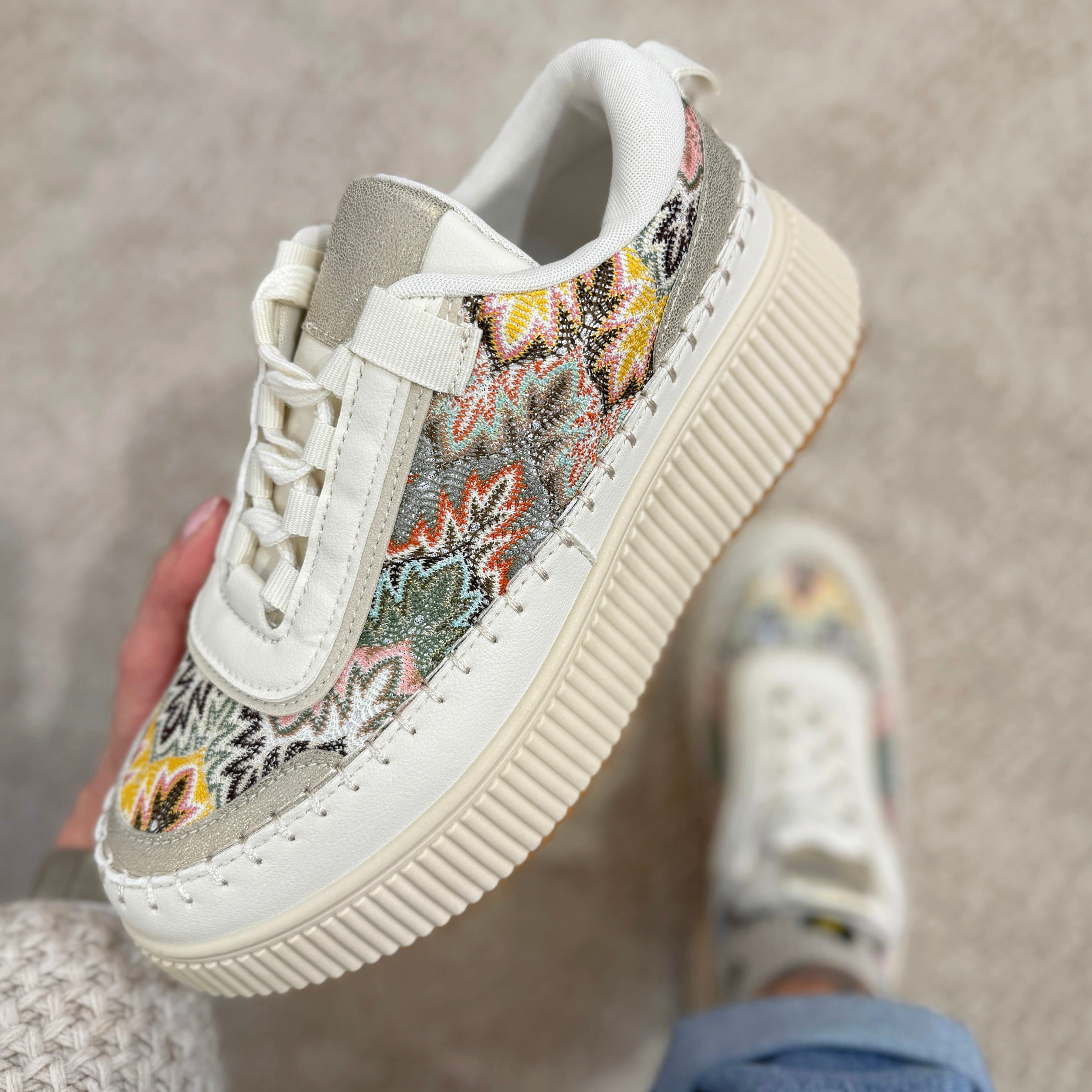 Chunky Sneaker mit Print
