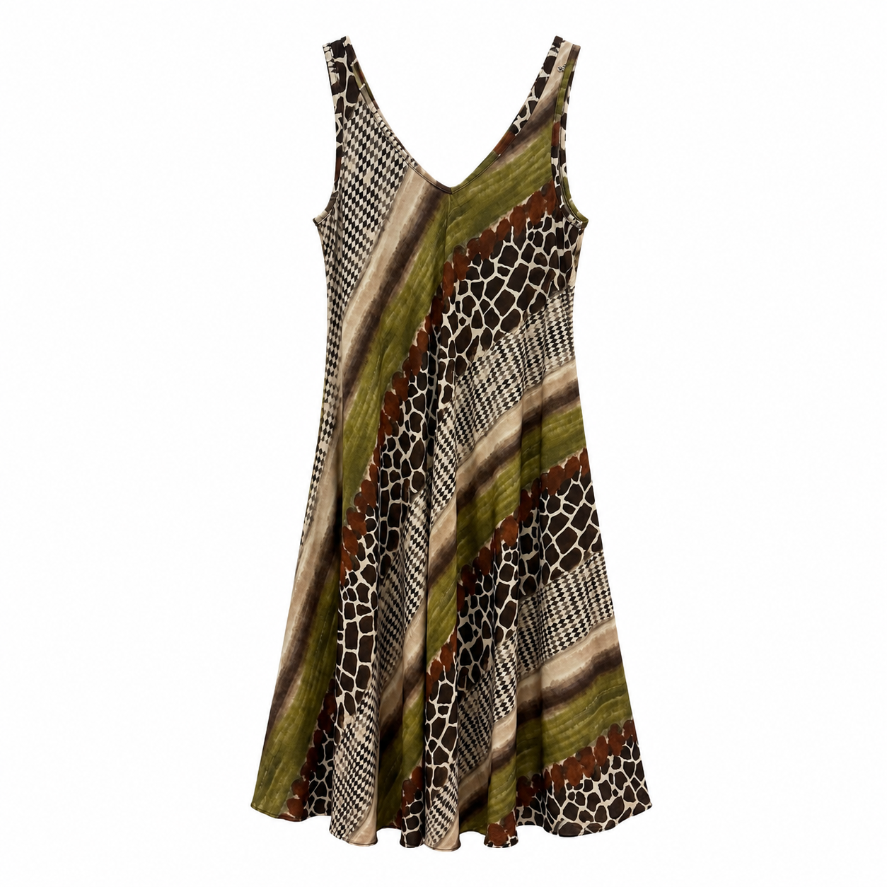 Maxikleid Animal-Print