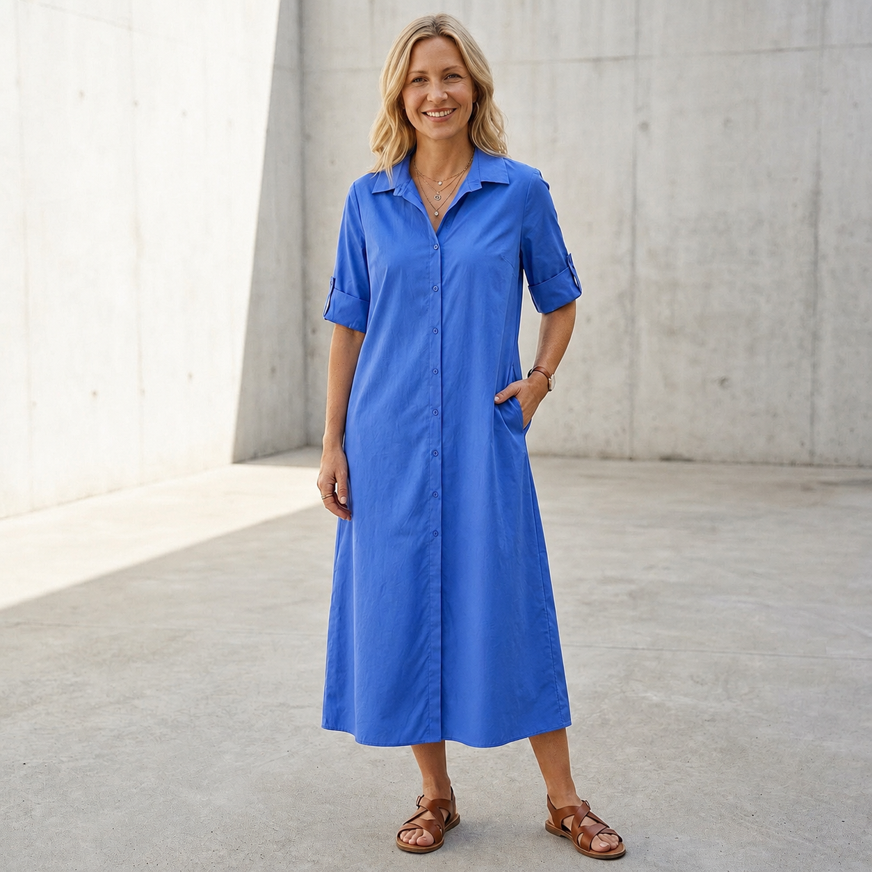 Hemdblusen Kleid