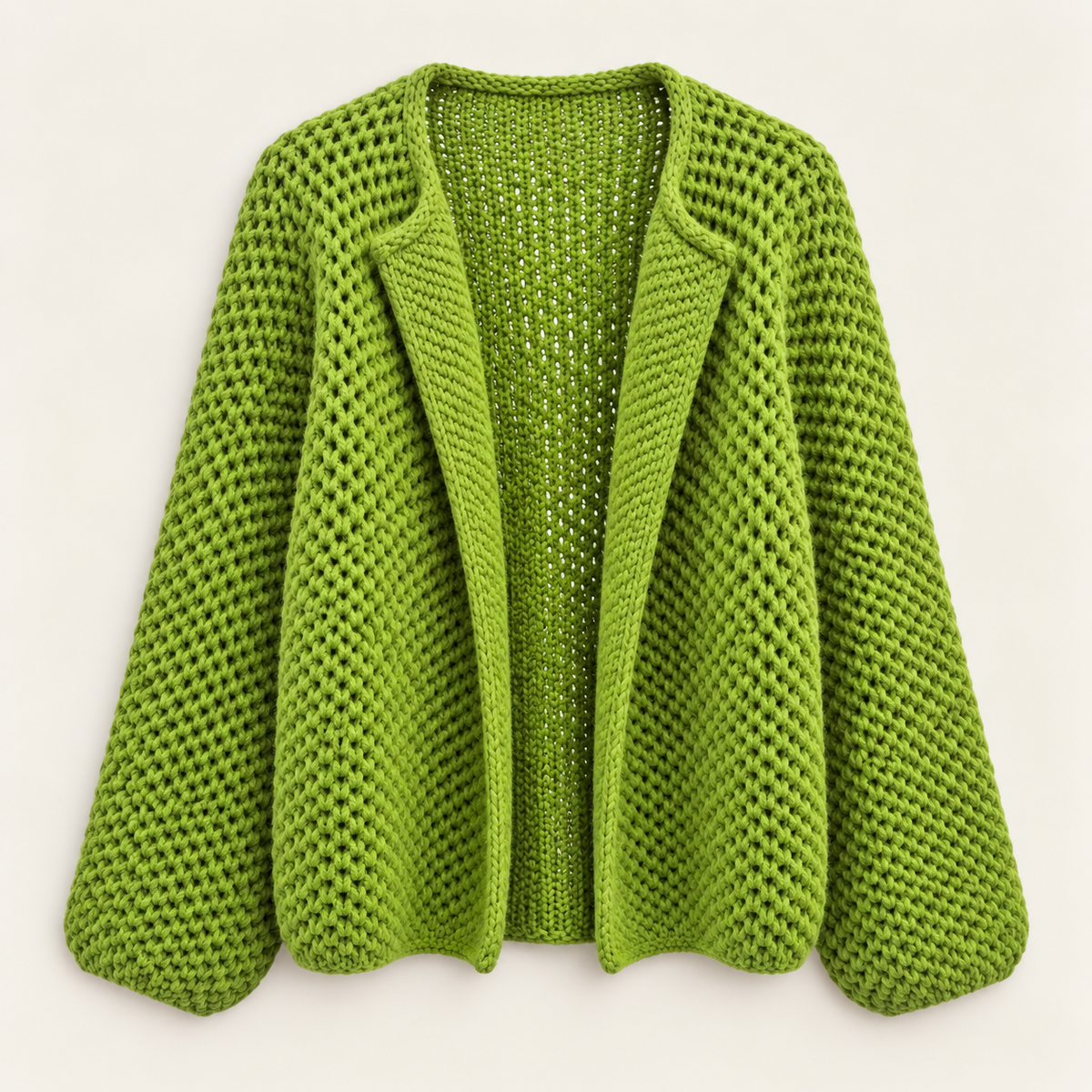 Strickcardigan mit Mohair – Made in Italy