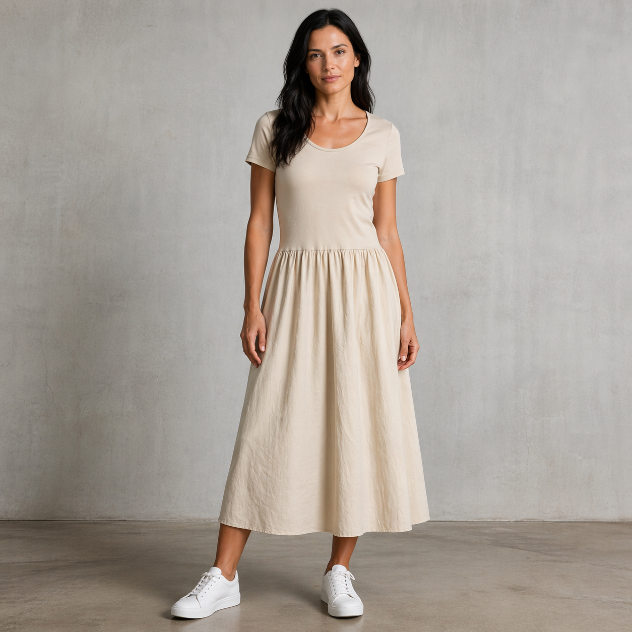 Basic MaxiKleid