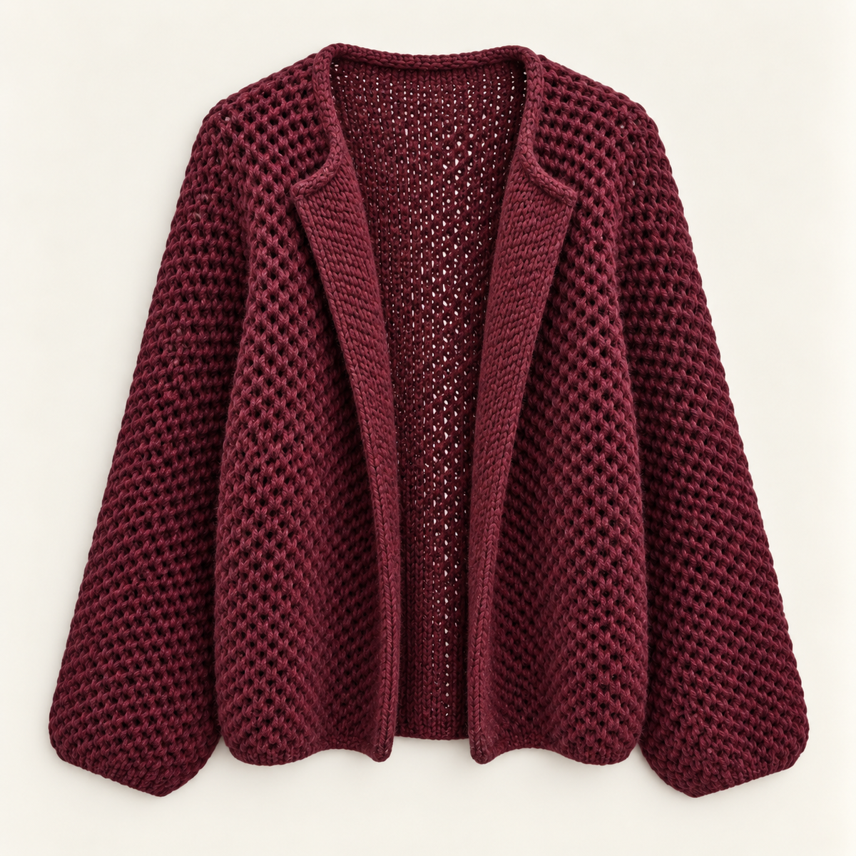 Strickcardigan mit Mohair – Made in Italy