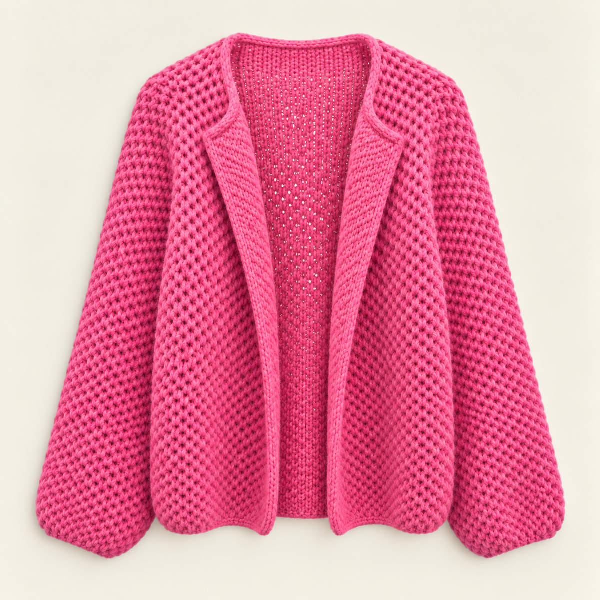 Strickcardigan mit Mohair – Made in Italy